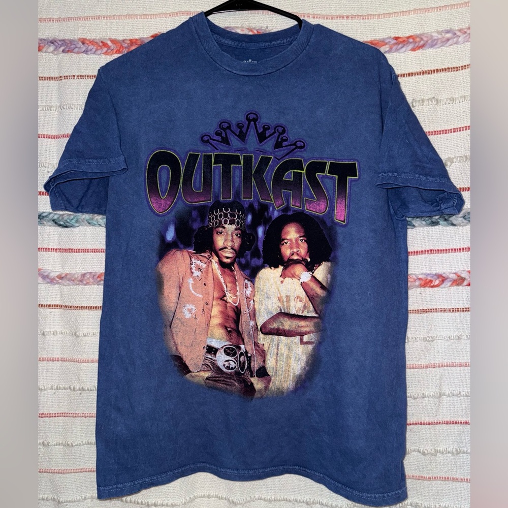 Outkast Graphic Tee - Blue - Size Medium